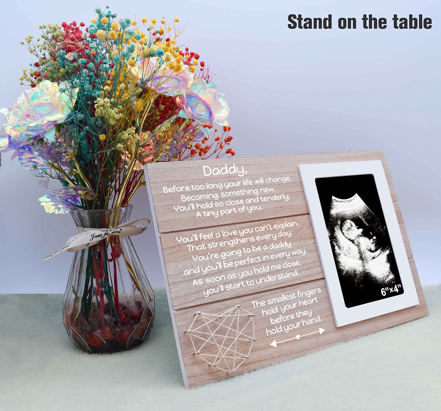 New Dad Gift-New Father Gift-Become A Father-Pregnancy Announcement Gift-You'Re Going To Be A Daddy-New Baby Sonogram Photo Gift
