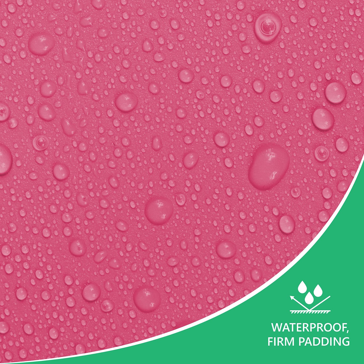 Evolur Eva Baby Changing Pad In Fuschia Pink, Soft, Lightweight And Portable Changing Pad, Fits All Changing Table, Waterproof F