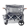 Big Size Rain Cover For Stroller, Mosquito Net For Trolley Cart, 2In1 Big Cover With Window For Picnic Camping Wagon Stroller Wa