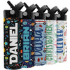 Personalized Water Bottle For Kids - 20 Oz - 14 Design Options, Custom Water Bottle For Children - End Of School Year Gifts, Bac