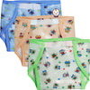 Pikipoo UnisexBaby Presents Baby Kids Soft Pvc (Plastic) Diaper Joker Padded Baby Nappy Panty Training With Inner&Outer Soft Pl