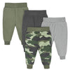 Gerber Baby Boys' 4-Pack Microfleece Pants, Camo, 18 Months