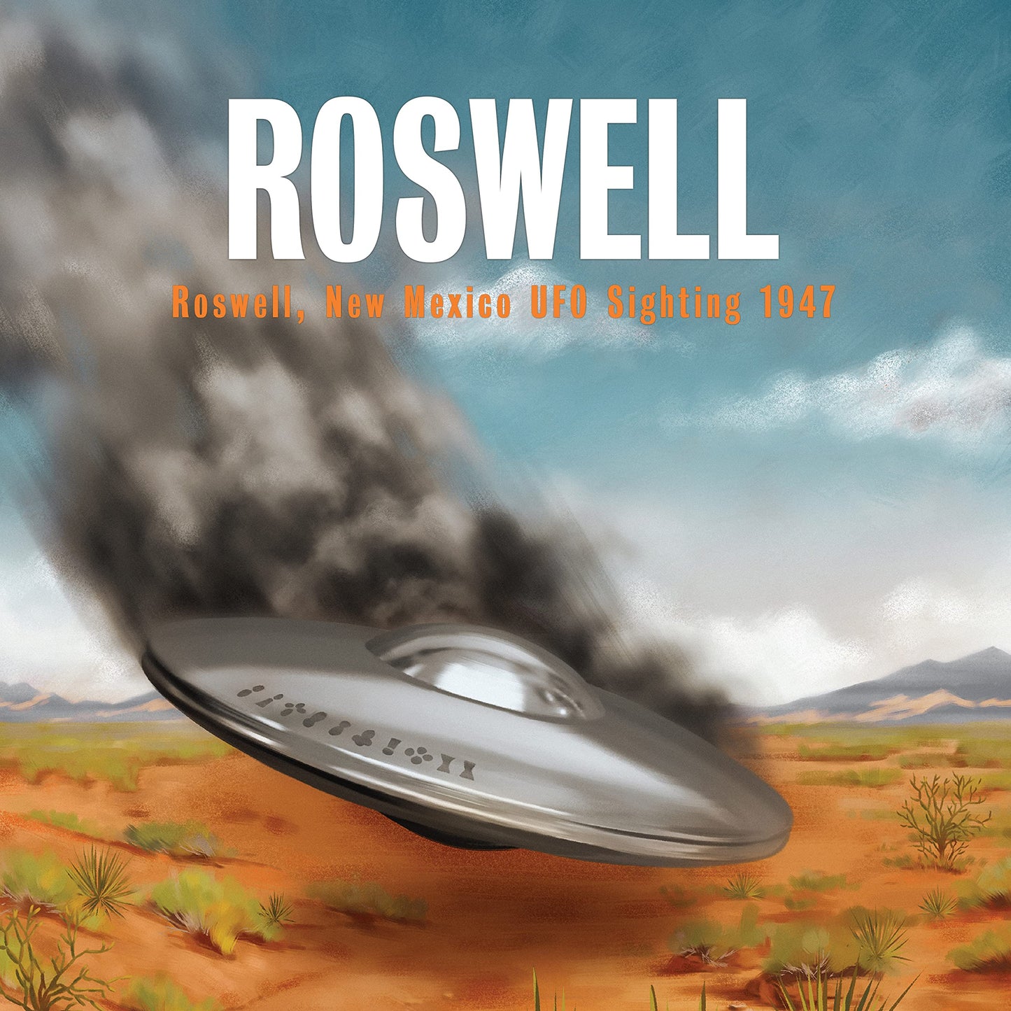 Plexity Labs Ufo Tops - Roswell - Metal Spinning Top - Inspired By The Documented 1947 Ufo Sighting In Roswell, New Mexico (Colo