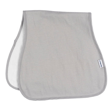 Gerber Baby Unisex Burp Cloths 5-Pack, White Black, Size 10.5' X 21'