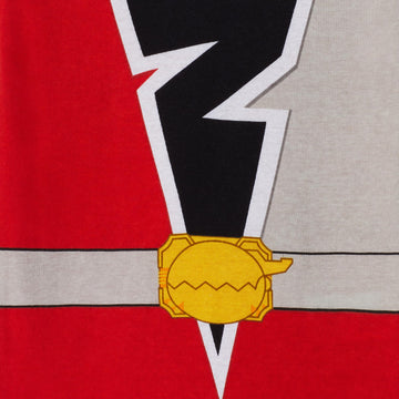 Power Rangers Little/Big Boy'S Costume 4 Piece Cotton Pajama Set (As1, Numeric, Numeric_4, Regular, Red And Blue Dino Fury Range