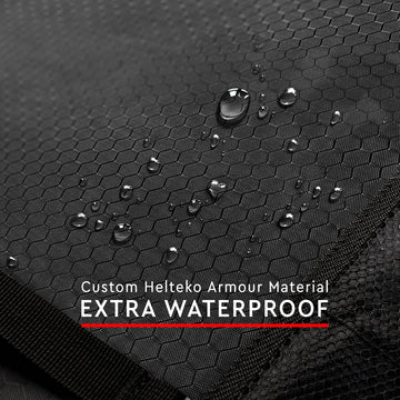 Helteko Back Seat Protector For Car, 2 Pack Premium Kick Mats For Kids, Extra Large Car Seat Cover For Backseat With Mesh Pocket