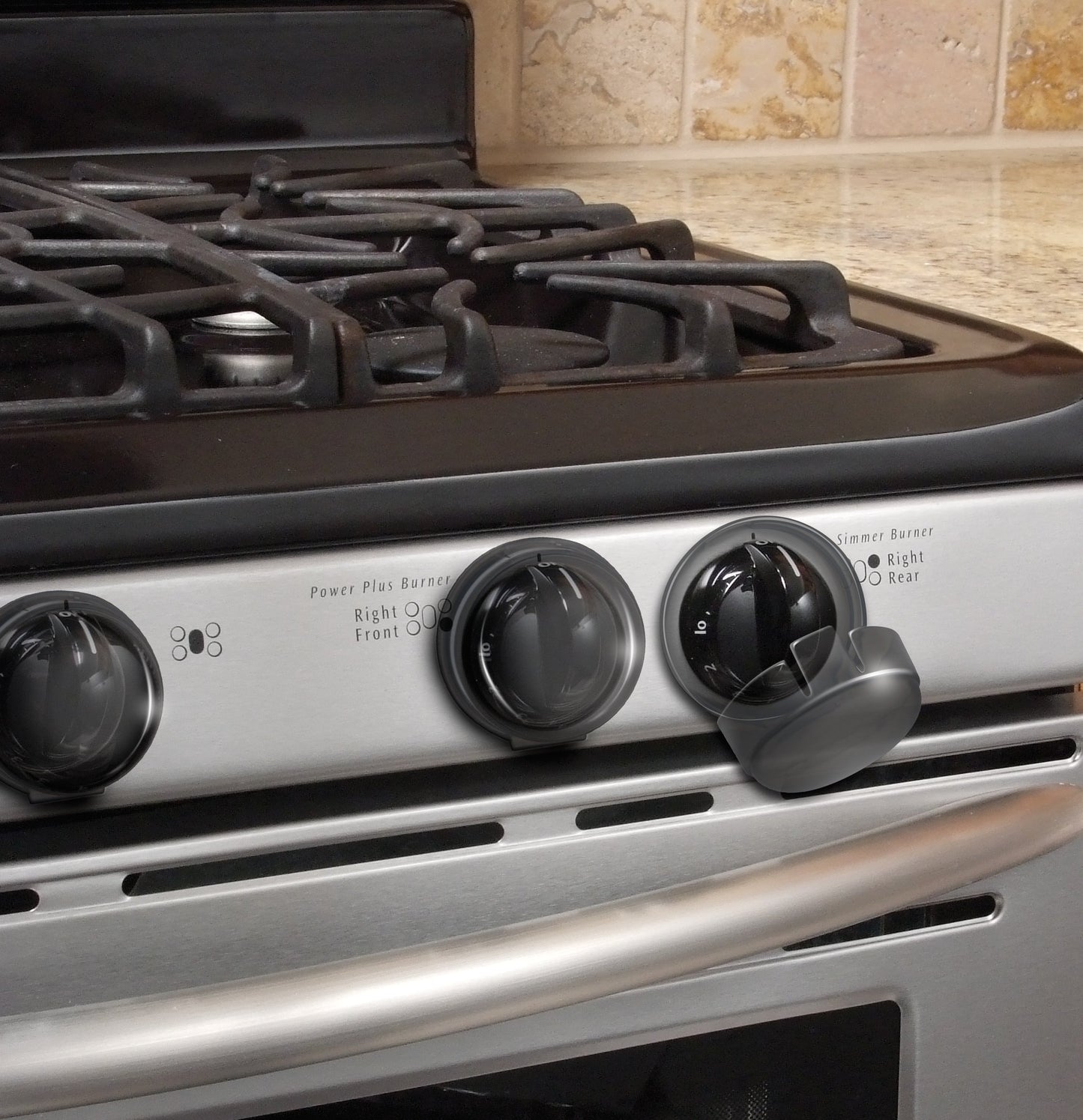 Kidco Stove Knob Covers For Child Safety (5 Pack) Universal Size Charcoal View Childproof Oven Knob Covers For Kids And Pets
