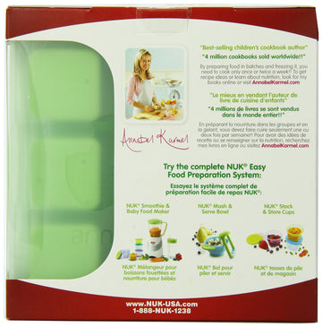 Nuk Homemade Baby Food Flexible Freezer Tray And Lid Set