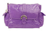 Kalencom Laminated Buckle Bag, Grape Corduroy