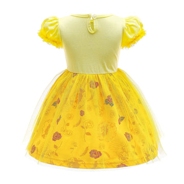 Dressy Daisy Princess Dress Up Clothes Halloween Fancy Party Tulle Skirt Summer Outfit For Toddler Girls Size 5T, Style 22