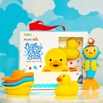 Munchkin Baby'S First Bath, Baby And Toddler Gift Set