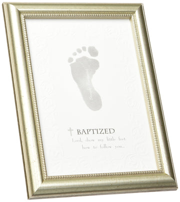 The Grandparent Gift Frame Wall Decor, Baptized Footprint