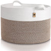 Little Hippo XXXL Cotton Rope Basket (22x14) 100% Natural Cotton! Baby Gift, Large Blanket Storage for Living Room, Toy and Pill