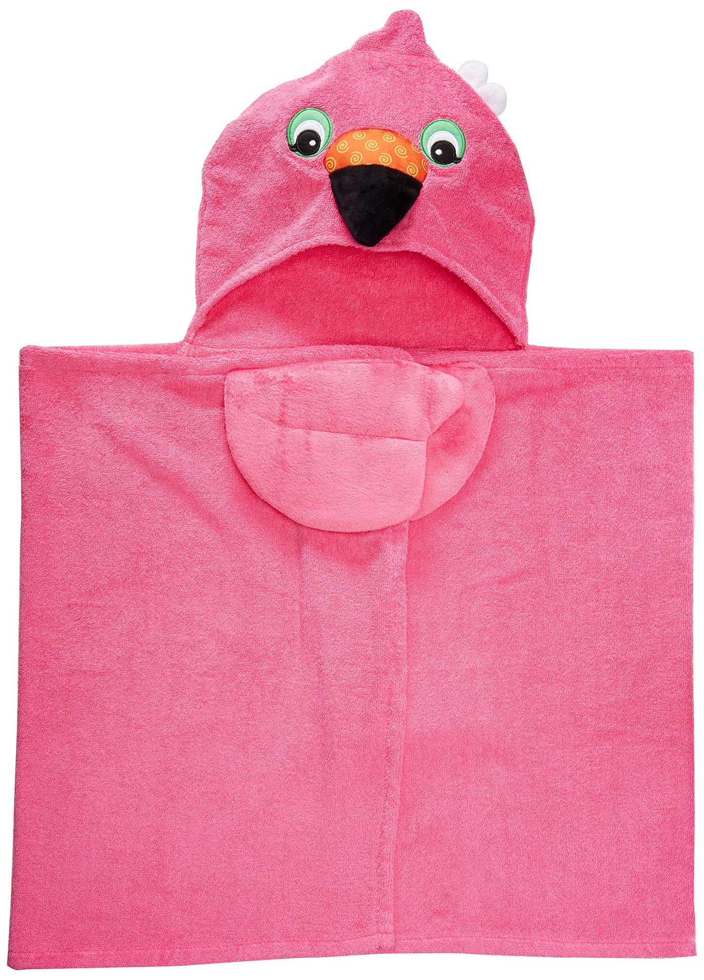 ZOOCCHINI Hooded Bath Towel for Kids - 100% Cotton Terry, Plush & Absorbent for Bathtime or Pool, 50 x 22 (2-6 Years), Devin The