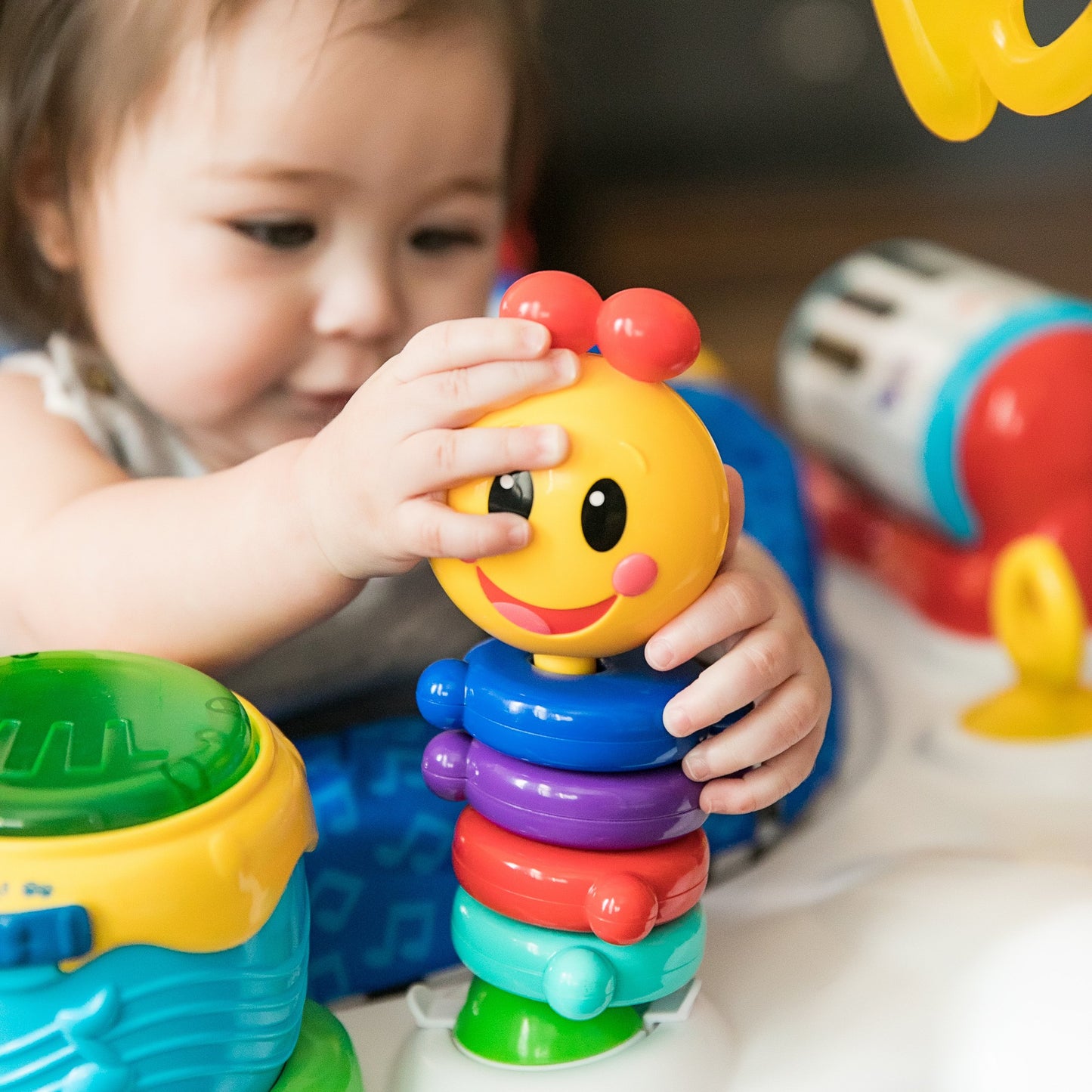 Baby Einstein Neighborhood Symphony Activity Jumper Infant Entertainer with Lights and Melodies, Age 6 months +, Max weight 25 l