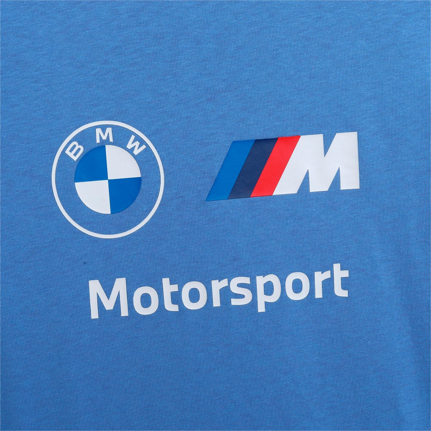 Puma Kids' Standard Bmw M Motorsport Essentials Logo Tee, Blue Skies Ss24, Large