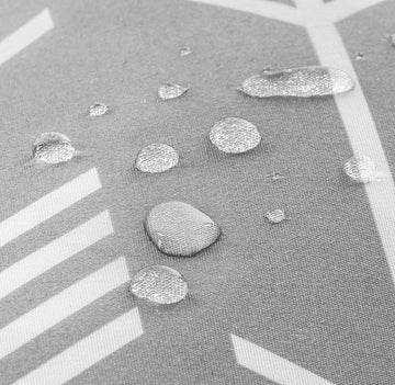 Water Resistant Removable Cover For Newborn Lounger | Unisex Gray Arrow Design | Premium Quality Soft Wipeable Fabric (Gray Arro