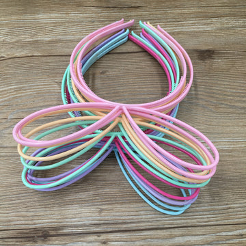 Xima 12Pcs Plastic Rabbit Ears Girls Headbands Rabbit Ear Hairbands Bows Headbands Bunny Rabbit Headear Party Hair Accessory (Sp