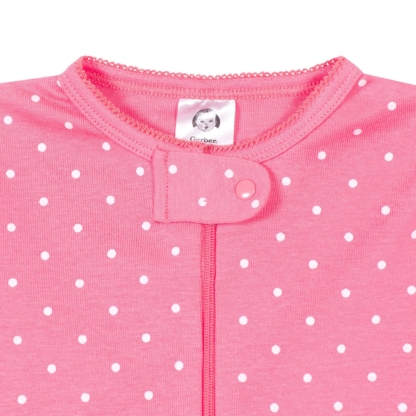 Gerber Baby Girls' 2-Pack Footed Pajamas, Unicorns Pink, 24 Months