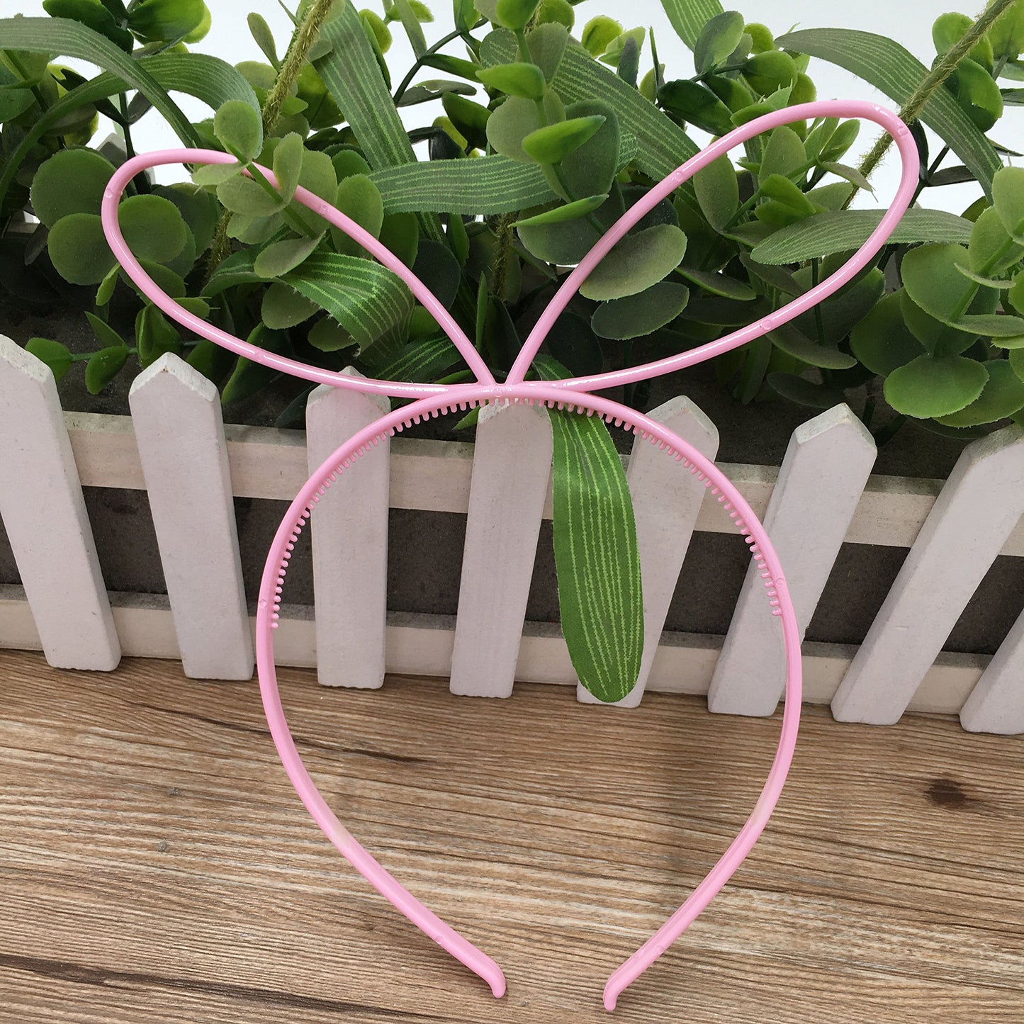 Xima 12Pcs Plastic Rabbit Ears Girls Headbands Rabbit Ear Hairbands Bows Headbands Bunny Rabbit Headear Party Hair Accessory (Sp