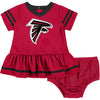 Gerber Baby Girl'S Nfl Jersey Dress And Diaper Cover, Team Color, 6-12 Months