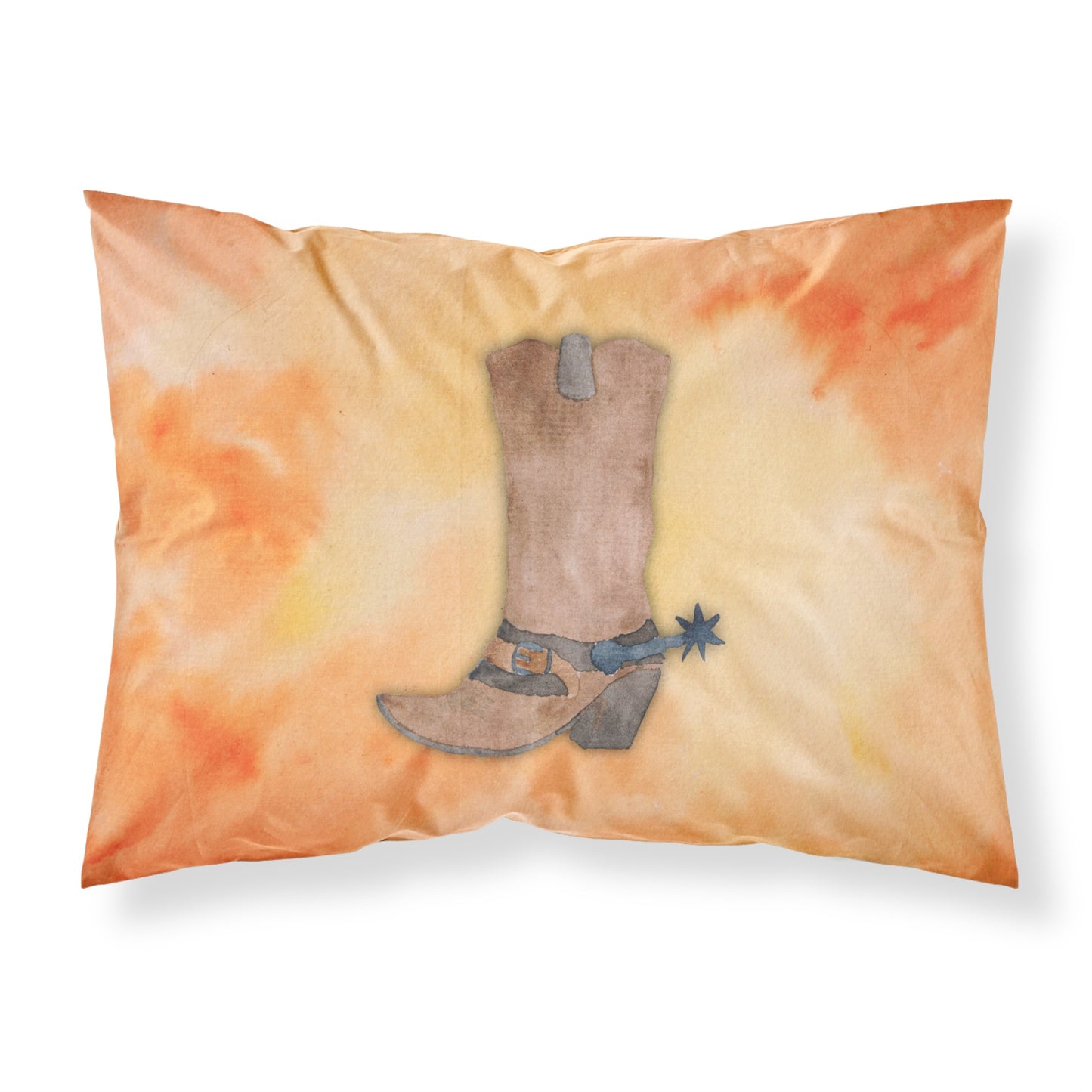 Caroline'S Treasures Cowboy Boot Watercolor Pillowcase, Standard, Multicolor'