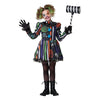 Neon Nightmare Clown Child Costume Large