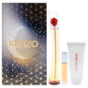 Flower Labsolute By Kenzo For Women - 3 Pc Gift Set 3.3Oz Edp Spray (Refillable), 0.3Oz Edp Spray (Refillable), 2.5Oz Body Milk