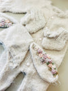 Baby Soft Clothing Set, Soft Baby Romper Set, Baby First Photo Shooting Props, 3 Pc Set