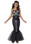 Skeleton Mermaid Girls Costume - Medium 10-12