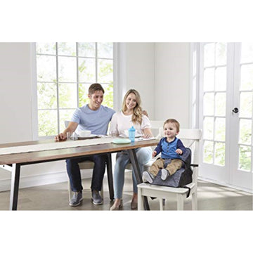 Kolcraft Explore N Store 2-In-1 Diaper Bag And Booster Seat - Space Grey