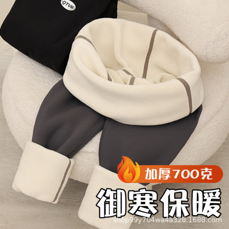 Real shot thin high pregnancy waist stripe winter milk velvet thread pregnant women leggings outside wear belly pants