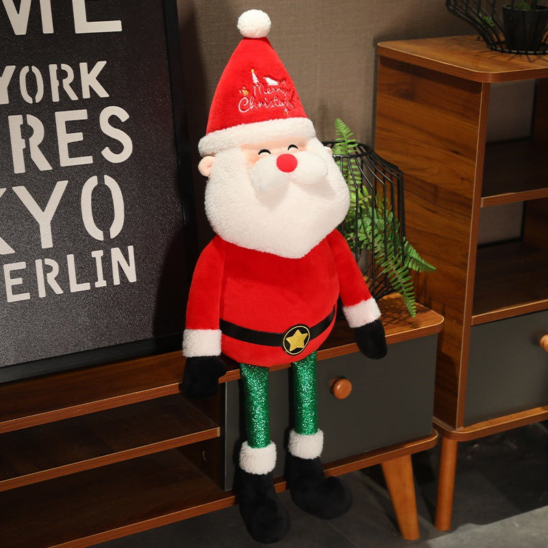 Santa Claus Series Doll Plush Toy Elk Doll Rag Doll Large Christmas Ornaments Gift Decoration