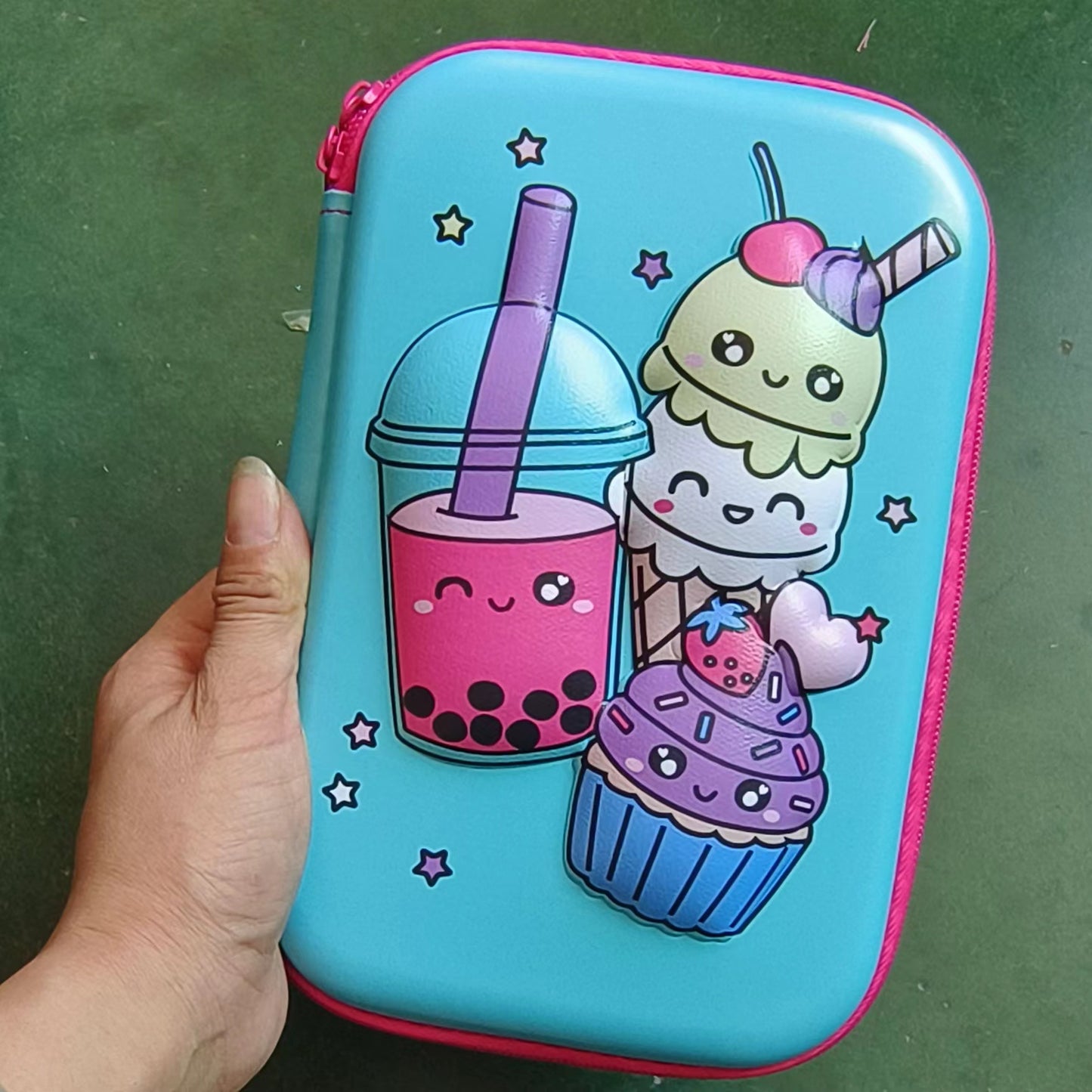 Eva Pencil Box 3D Stereo Large-Capacity Kidsren's Pencil Bag Multi-Functional Student Stationery Popular Pencil Box Waterproof