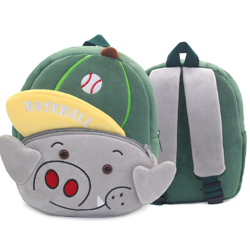 Cute New Animal Games boys and girls plush children backpack kindergarten backpack factory direct sales