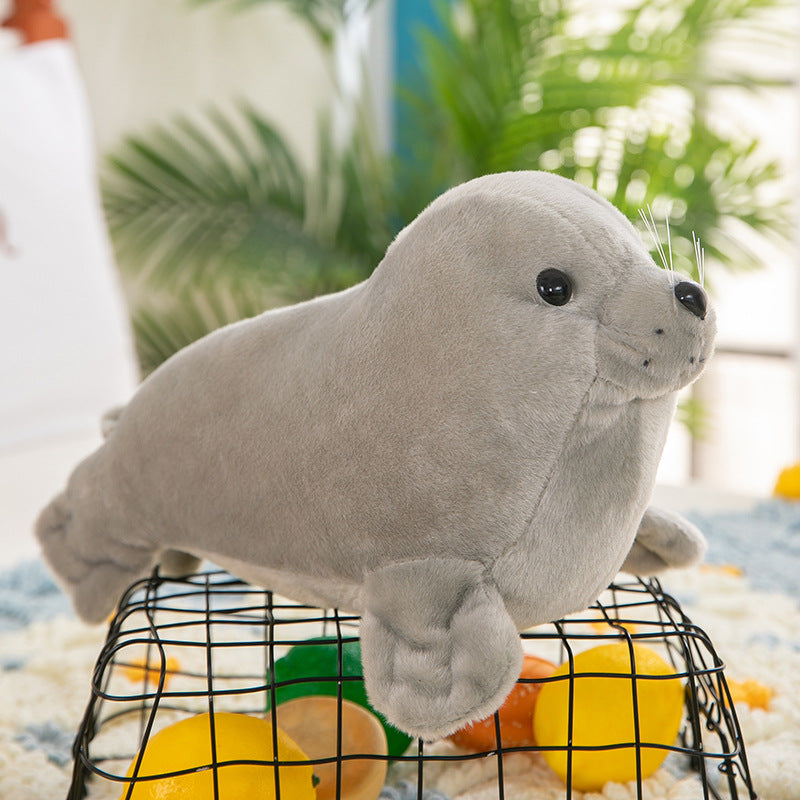in stock Polar Ocean Underwater World Simulation Seal Sea Lion Doll Plush Toy Doll Zoo Wholesale