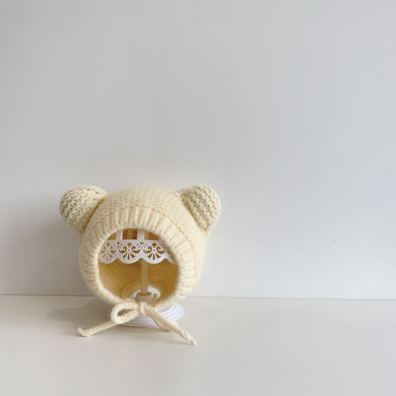 ins South Korea baby hat knitted ear protection infant pullover wool hat winter warm