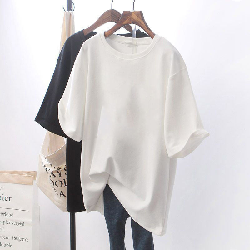 Breastfeeding Summer Top T-Shirt Summer Going Out Hot Mom plus size Fashionable Loose Breastfeeding Dress Slimming Fashionable