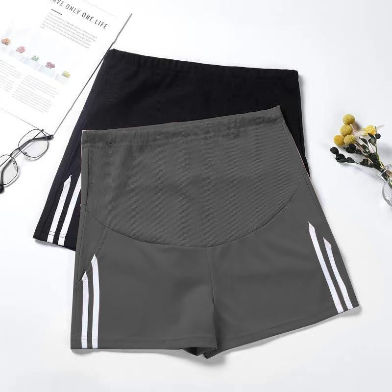 Pregnant Women's Shorts Summer Thin Loose plus size Outer Wear Casual Sports Base Summer Wear Pregnant Women's Adjustable Abdominal Pants