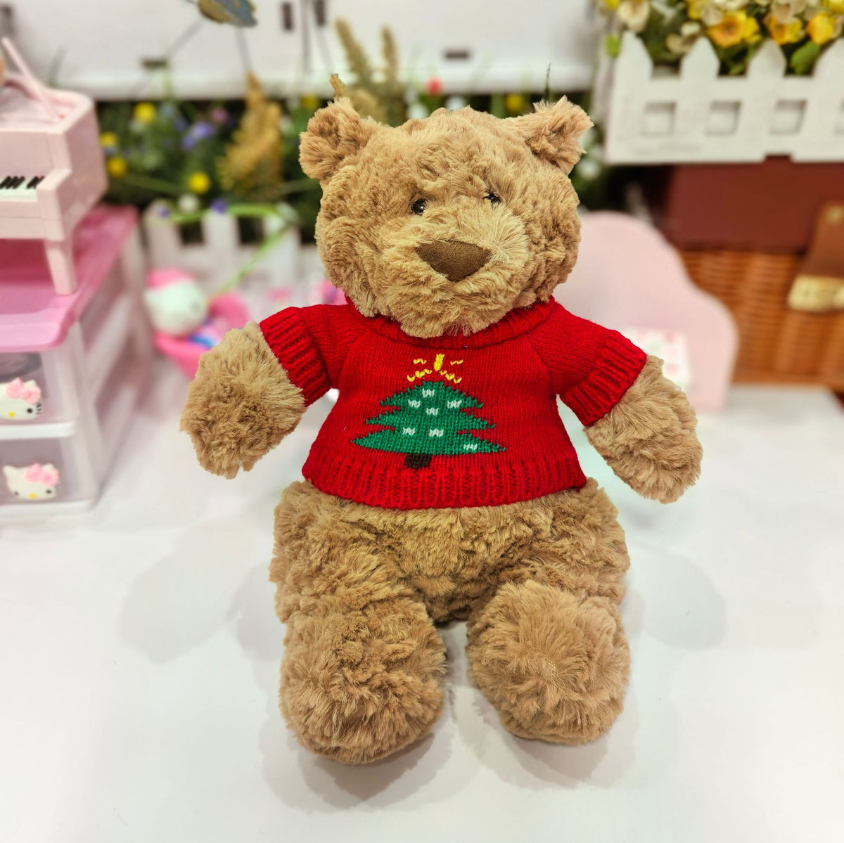 {Only Baby Clothes}25Cm Barcelona Bear Sweatshirt Toy Bear Clothes Skirt Bear Replacement Can Be Sent with Samples and Pictures