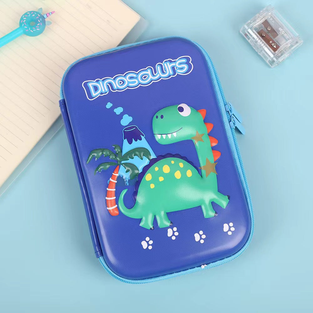 3D New Cute Eva Stationery Box Children's Multifunctional Large Capacity Pencil Bag Student Portable Square Pencil Box