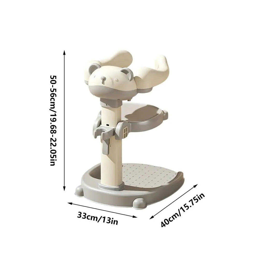 Baby Standing Shower Stand Adjustable Children's Bath Device Household Non-Slip Children's Bath Stand Baby Bath Stand Support