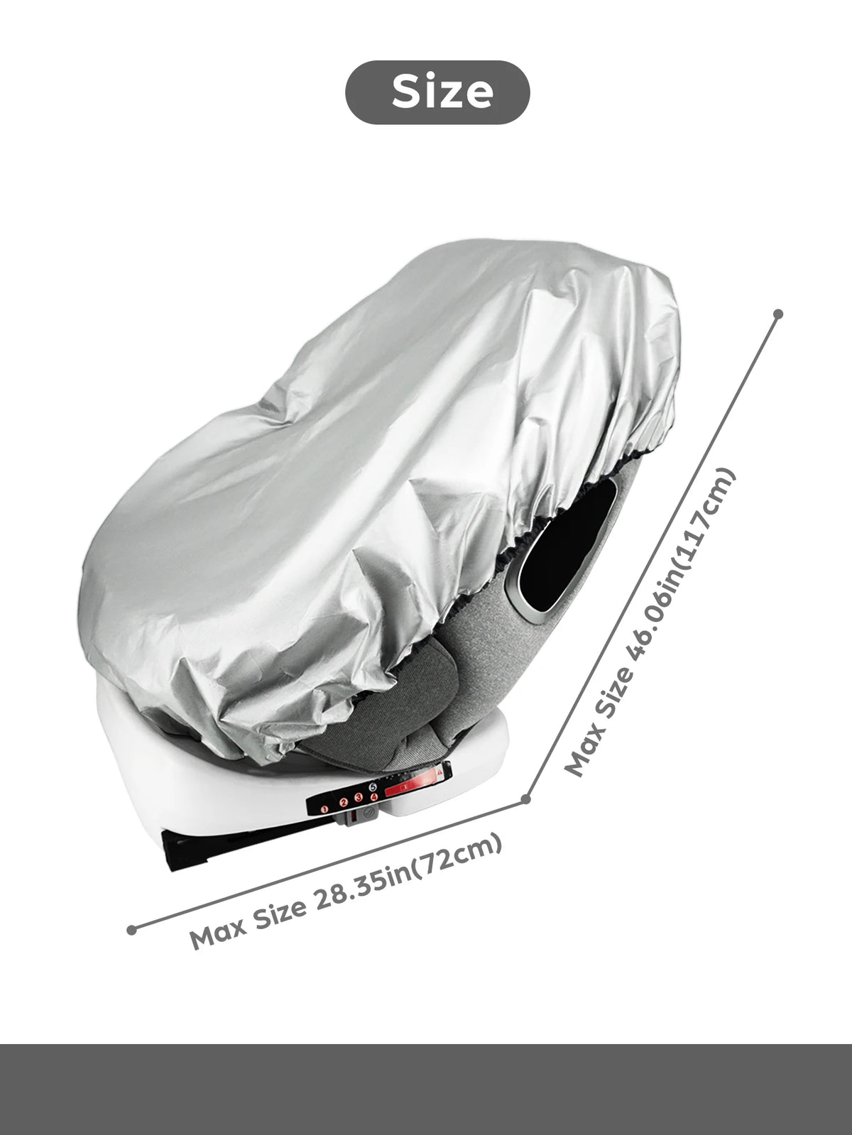 1PC Baby Car Seat Sun Shade Cover Blocks Out Heat & Sun UV Covers Universal Baby Travel Accessories