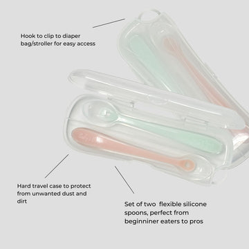 Flexi Spoons + Travel Case