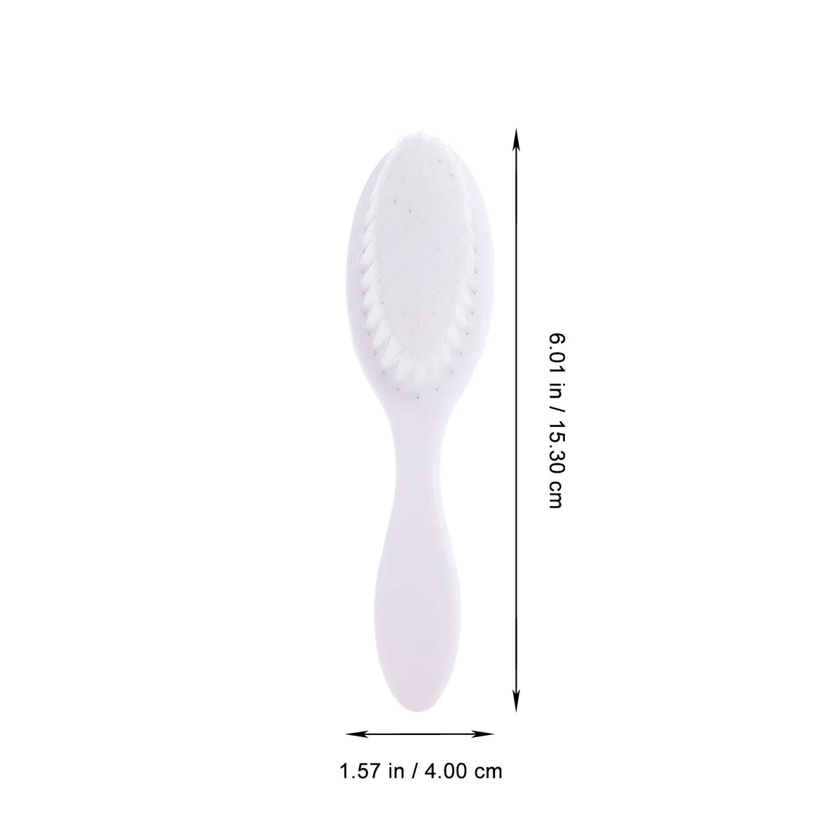 1Set Baby Massage Comb Creative Hair Brush Soft Toddler Detangling Grooming Head Care Bathing Kit White Baby Hair Brush