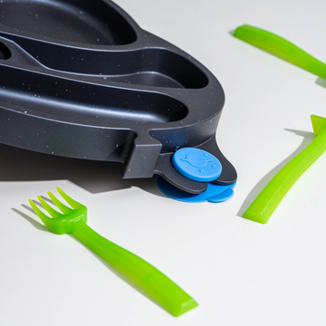 UFO Training Plate and Utensils