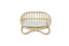 The "Petite Reverie" Miniature Rattan Doll Couch