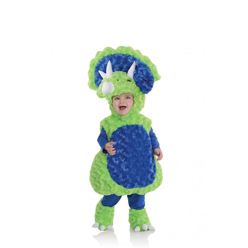 Belly Babies Triceratops Dinosaur Child Toddler Costume Xl 4-7
