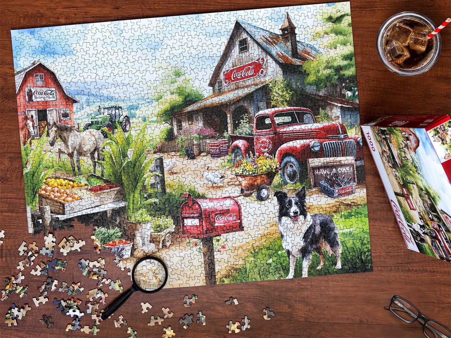 Country Side Market 1000 Piece Jigsaw Puzzle | Springbok Puzzles