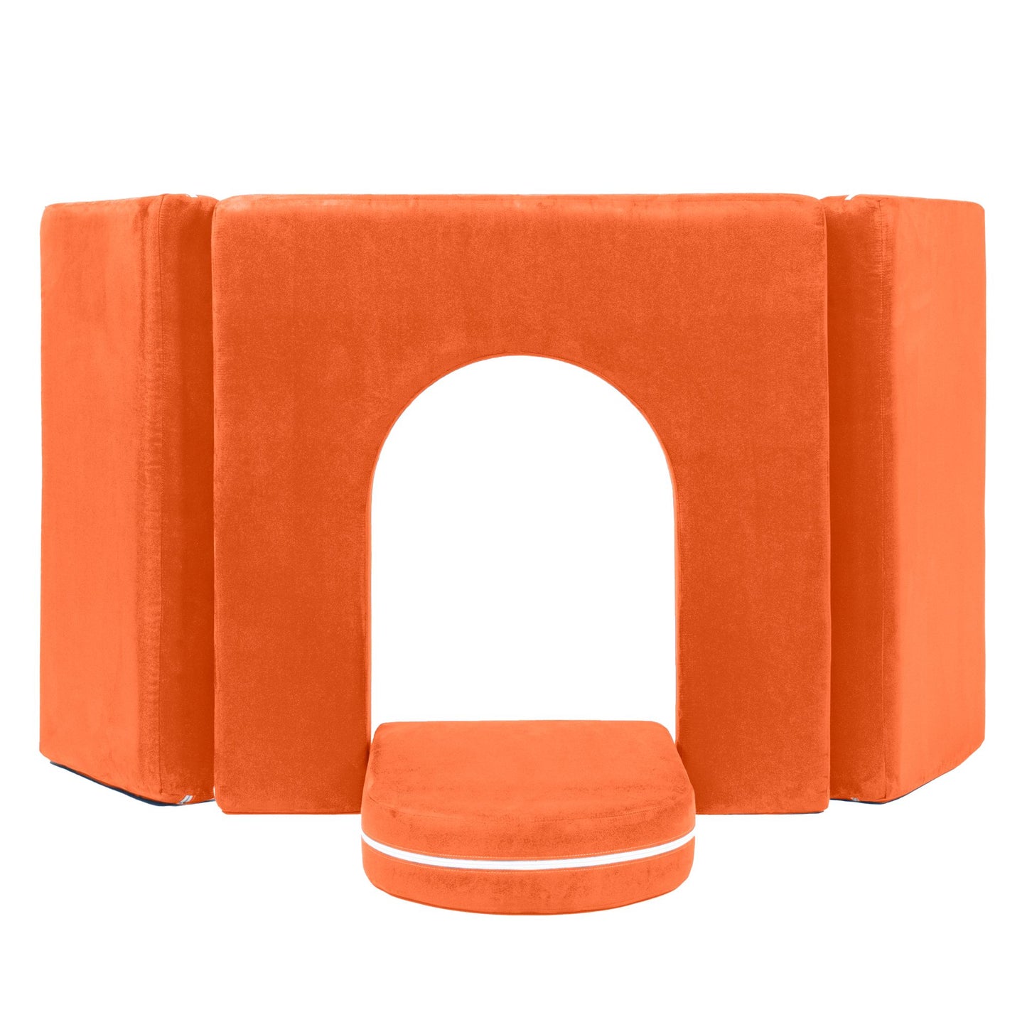 Jaxx Zipline Playscape Castle Gate - Playtime Furniture For Imaginative Kids, Mandarin